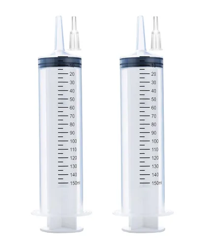 Vista 7 de Paquete de 2 jeringas de 3.4 fl oz con adaptador de punta, jeringa estéril de punta deslizante empaquetada individualmente para laboratorios