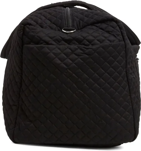 Vista 2 de Vera Bradley - Bolsa de viaje grande de algodón para mujer, Negro (True Black)