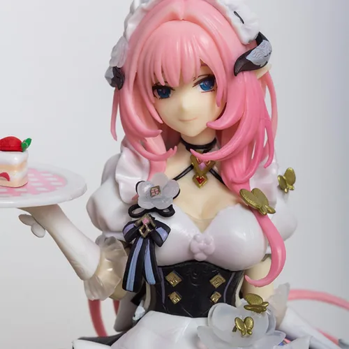 Vista 2 de H-I 3rd Elysia Figura Maid's Outfit 1/7 PVC Anime Figurines 9.4" Acción Play
