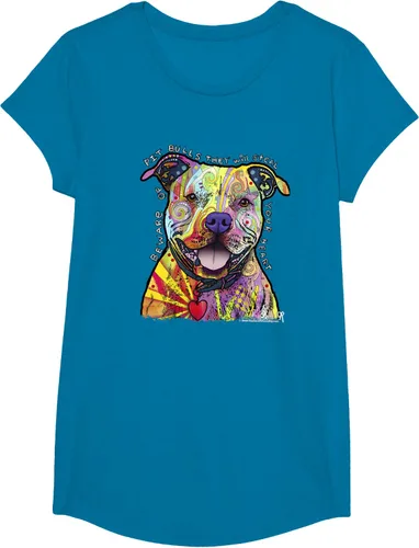 Vista 41 de Beware Of Pit Bulls, Dean Russo Pitbull Original - Camiseta para amantes de los perros, Negro