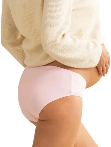 Vista 3 de Angelhood Paquete de 6 ropa interior de algodón para mujer, ropa interior de maternidad saludable, para embarazo, posparto, ropa interior debajo