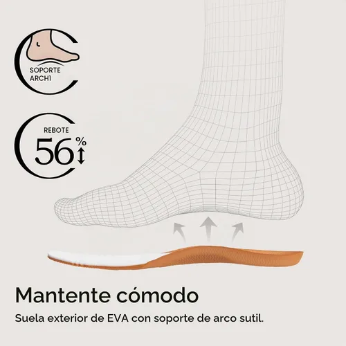Vista 9 de Bruno Marc - Zapatillas de patinaje para hombre, estilo casual Blanco