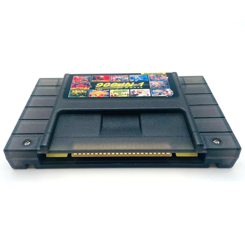 Vista 3 de Retrotech 900 In 1 Multi-game Game Cartridge For SNES 16-Bit Game Console - Black Transparent