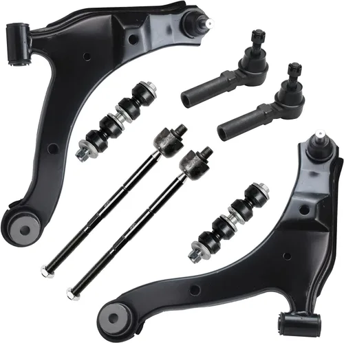 Vista 306 de Detroit Axle - Kit de brazos de control de extremo de 8 piezas para Toyota 2001-2003 Highlander 2002-2003 Camry Lexus ES300, 2 conjuntos de brazos