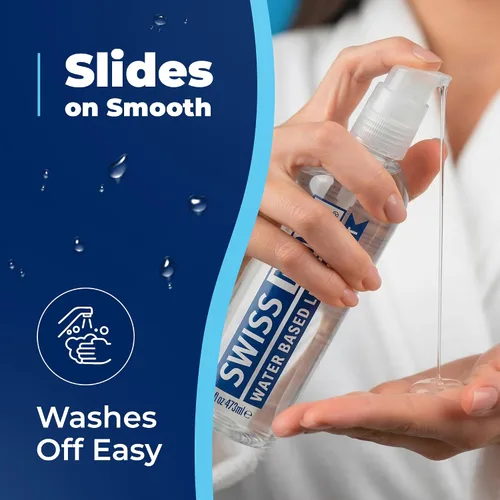 Vista 4 de Swiss Navy Lubricante Premium a Base de Agua - 16 oz - Gel Lubricante para Hombres, Mujeres y Parejas - Seguro para Juguetes - Fórmula que No Mancha