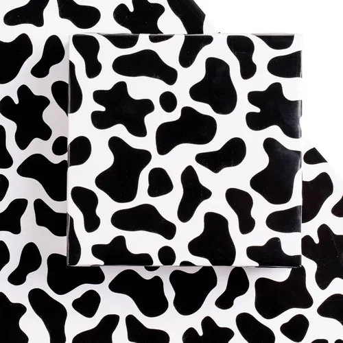 Vista 9 de WRAPAHOLIC Hoja de papel de regalo, 12 hojas con bonito diseño de animales para cumpleaños, vacaciones, fiestas, baby shower, 17.5 x 39.3 pulgadas