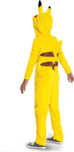 Vista 2 de Disfraz de Pikachu para niños, mono oficial con capucha de Pokemon Pikachu