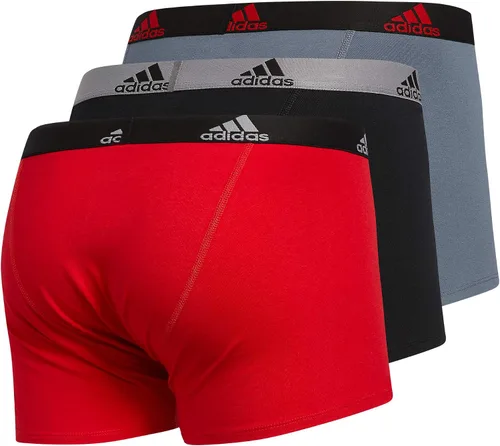 Vista 5 de adidas Men's Stretch Cotton 3-Pack Trunk