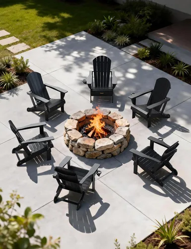Vista 25 de Silla Adirondack Plegable, Sillas Adirondack de Plástico con Textura de Madera con 2 Portavasos, Silla para Hoguera de HDPE Resistente a