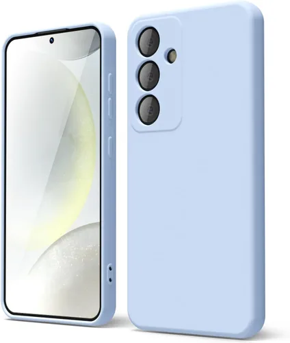 Vista 427 de oakxco Funda para teléfono Samsung Galaxy S8 de silicona líquida, delgada y fina de gel de goma suave TPU cubierta protectora simple llana