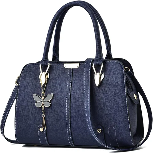Vista 10 de FANDARE Bolso de mano para mujer, bolso de hombro de piel sintética, bolso impermeable