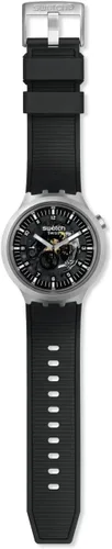 Vista 2 de Swatch Big Bold Irony Lacado Unisex Reloj Casual Plástico Negro Automático Impermeable Oscuro Irony