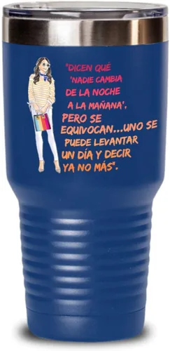 Vista 3 de Regalo para amigas Taza de cafe para hija Perfecto regalo para navidad, graduados, profesionales y estudiantes Vaso con afirmaciones positivas