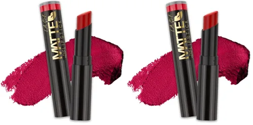 Vista 9 de L.A. Girl Lápiz labial mate de terciopelo plano, Bite Me GLC810