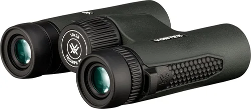 Vista 3 de Binoculares Vortex Triumph HD 10x28 Óptica HD, trípode adaptable, impermeable, a prueba de niebla, a prueba de golpes, incluye funda de transporte