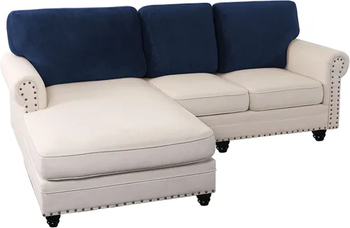 Vista 77 de PrinceDeco Fundas de cojín para sofá, funda elástica y lavable, funda de cojín ajustable de tela de terciopelo antideslizante, protector de muebles