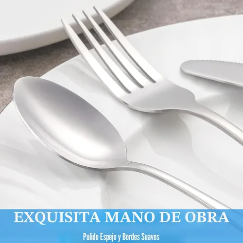 Vista 4 de Juego de 24 cucharaditas, juego de cucharas de té de acero inoxidable de grado alimenticio, cucharas pequeñas duraderas, cuchara de postre de metal