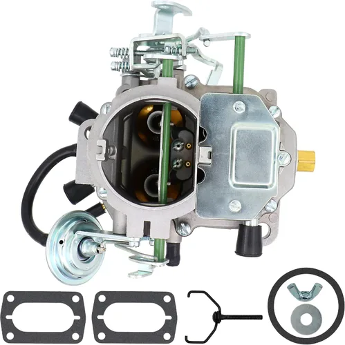 Vista 6 de NENKUTEN Carburador de 2 Barriles para Modelos de Dodge Truck Plymouth 273-318 4.5L 5.2L Motores V8 1966-1973 BBD Obturador Manual de 2BBL con Juntas