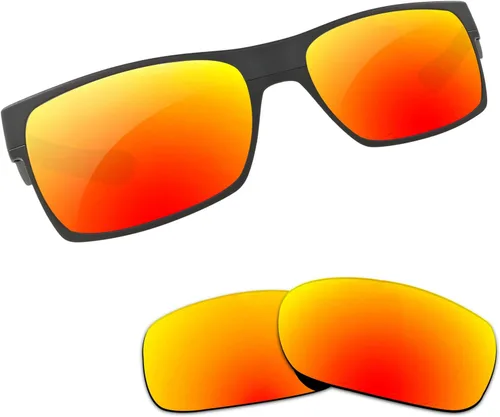 Vista 2 de kygear polarización corregido lentes de repuesto para Oakley TwoFace, Rojo