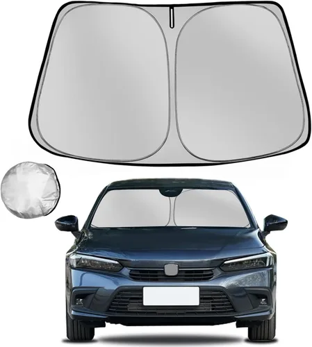 Vista 29 de [Usado] Parasol para parabrisas Che-vrolet/Chevy Silverado 1999-2006 plegable para ventana delantera de automóvil, bloquea los rayos UV y el calor