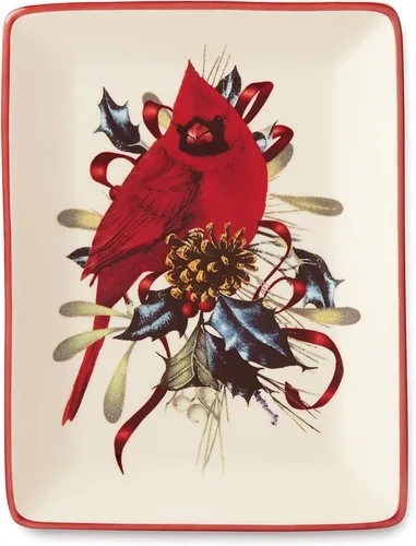 Vista 25 de Lenox 6122055 Winter Greetings - Juego de vajilla de 12 piezas, rojo y verde, Navidad, alojamiento de vacaciones, servicio para 4 personas