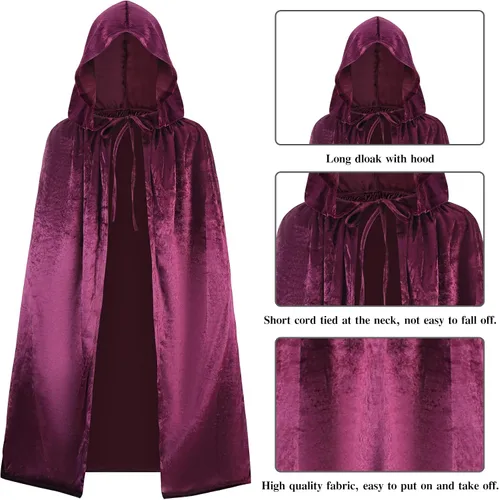 Vista 5 de Disfraz de bruja de Halloween para niñas pequeñas, disfraces de cosplay