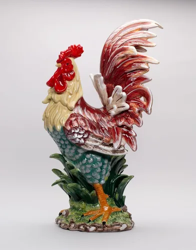 Vista 2 de Appletree Design - Figura de gallo de un día en el campo, 23-1/2 pulgadas de alto