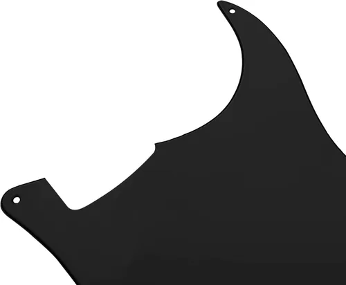 Vista 3 de Protector de púas de 4 agujeros para placa de arañazos en blanco, compatible con Fender Stratocaster Strat (3 capas negro)