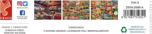 Vista 8 de Ceaco - Rustic Lodge - Cozy Fire - Rompecabezas de 1000 piezas, 27 x 20