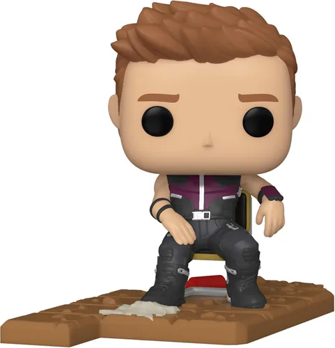 Vista 2 de ¡Funko Pop! Deluxe, Marvel: Serie de Vengadores Victory Shawarma - Hawkeye, Exclusivo de Amazon, Figura 3 de 6 Official Superheroes Merch