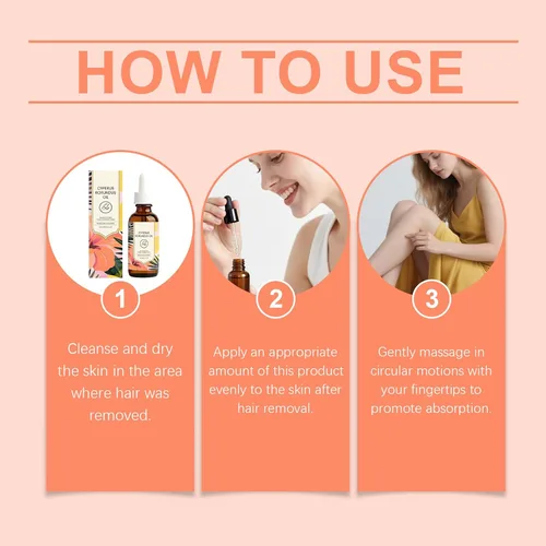 Vista 7 de Renovia Cyperus Rotundus Oil Aceite Cyperus Rotundus para depilación, aceite natural para detener el crecimiento del cabello, hidratación calmante
