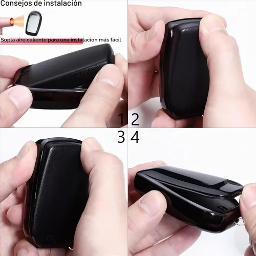 Vista 5 de Funda protectora para llave de coche para Toyota Rav4 Highlander 4Runner Tacoma Tundra Corolla Camry