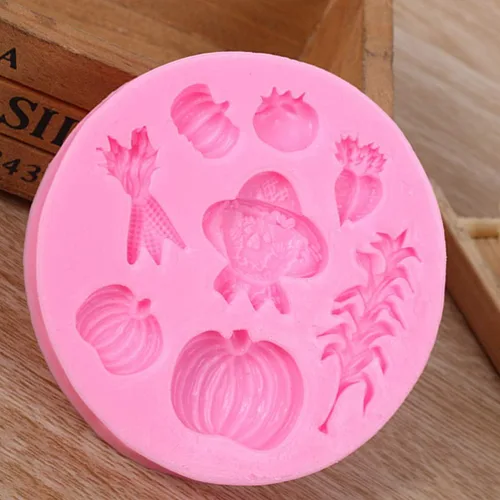 Vista 6 de Molde de pastel Molde de calabaza de silicona para panadería Cocina Tienda de postres