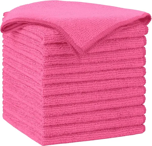 Vista 15 de AIDEA Paquete de 8 paños de limpieza de microfibra, toallas de microfibra suave para automóviles, trapos de limpieza absorbentes, sin pelusas, sin