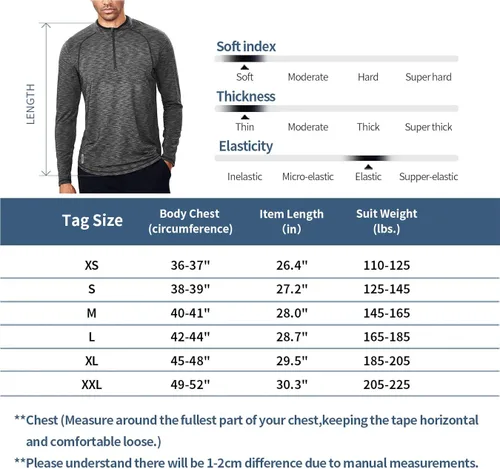 Vista 3 de Sudadera ligera con cremallera de 14 para hombre