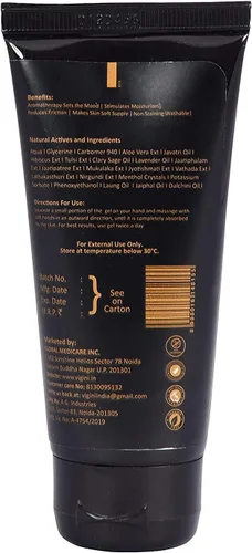 Vista 5 de Drop Vigini Natural Hammer King Long Time Gel Crema Gel Masculino Fuerza Aumento Energía Resistencia Potencia Retraso Tiempo Sensual Masaje Titán