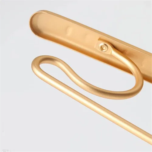 Vista 7 de Paquete de 5 perchas de metal de aleación de aluminio antideslizantes engrosadas perchas de invierno perchas de almacenamiento para el hogar