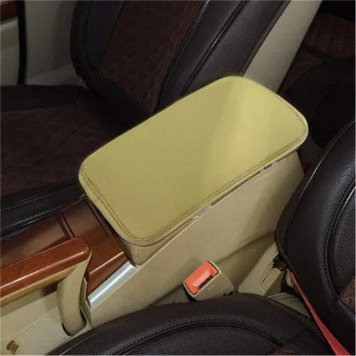 Vista 7 de Funda para consola central de coche, universal, de cuero sintético, reposabrazos para auto, protector de reposabrazos de consola central, apto