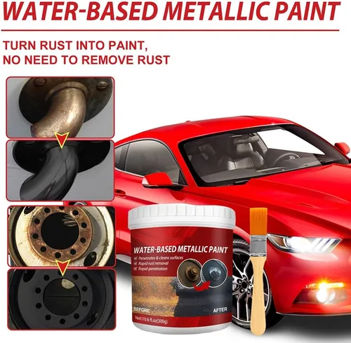 Vista 2 de Convertidor de eliminación de óxido de pintura metálica, convertidor removedor de óxido para metal, revestimiento preventivo de óxido, chasis