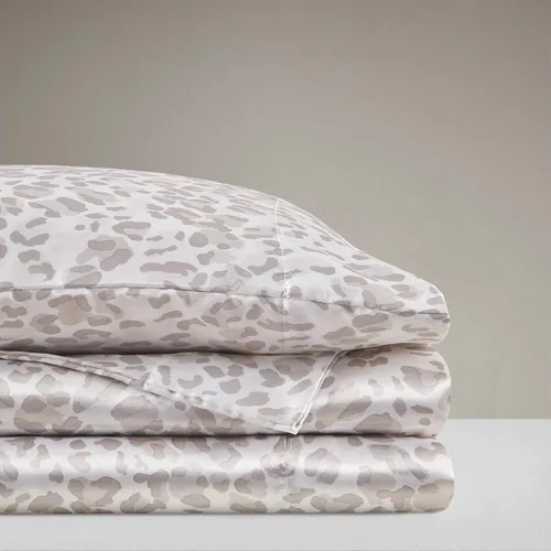 Vista 145 de Madison Park Essentials - Juego de sábanas de satén de lujo y sedoso con brillo natural, bolsillo elástico de 14 pulgadas para colchones de hasta 16