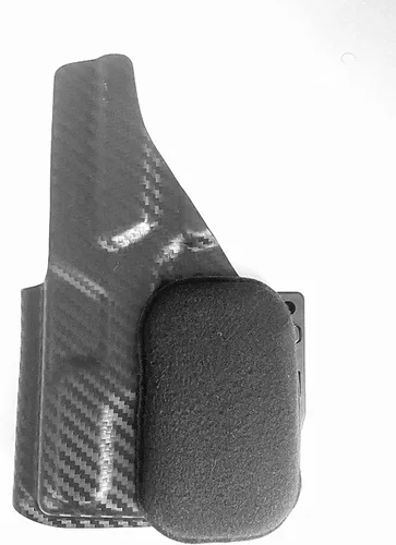 Vista 5 de Kydex Holsters Comfort Pad - iwb Comfort- Cojín negro - Cojín de funda CCW - Funda de cuña 2 piezas