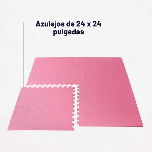 Vista 7 de We Sell Mats - Baldosas multiusos de espuma EVA con un grosor de 0.5 pulgadas, alfombrillas entrelazadas para gimnasios de interior y para el hogar