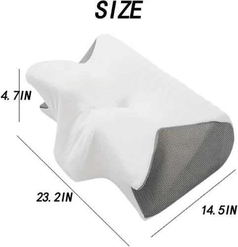 Vista 9 de GDSAFS Neckhaven Pillow Hospitality Collection, 2026 Nueva almohada ortopédica Neckhaven con funda de almohadas para el cuello, almohadas Azul