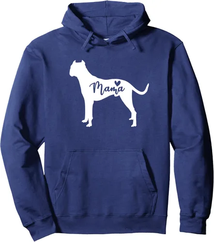Vista 5 de Dogo Argentino Mama Dog Mom Dog Lover Owner Pullover Hoodie