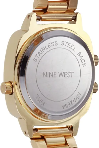 Vista 4 de Nine West Reloj de vestir de cuarzo para mujer con correa de metal