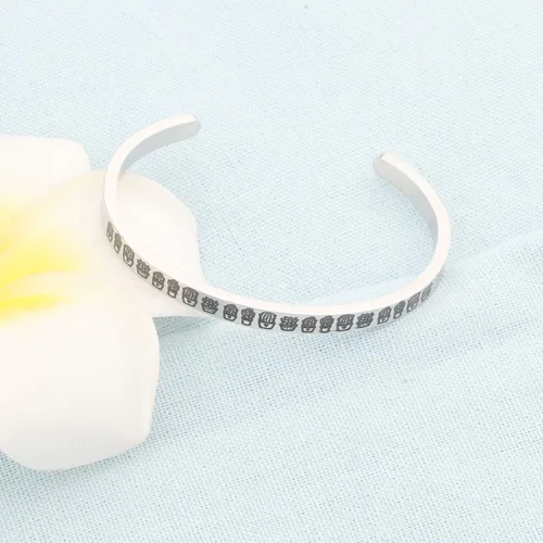 Vista 2 de Bobauna - Pulsera de cactus con plantas tropicales suculentas