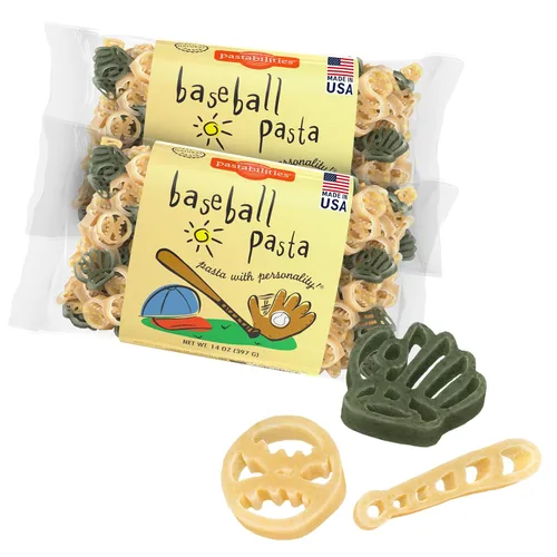 Vista 25 de Pastabilities Pasta con forma divertida para niños, pasta Let's Go Crabin', tema de animales de cangrejo, estrellas de mar y sol, pasta de trigo