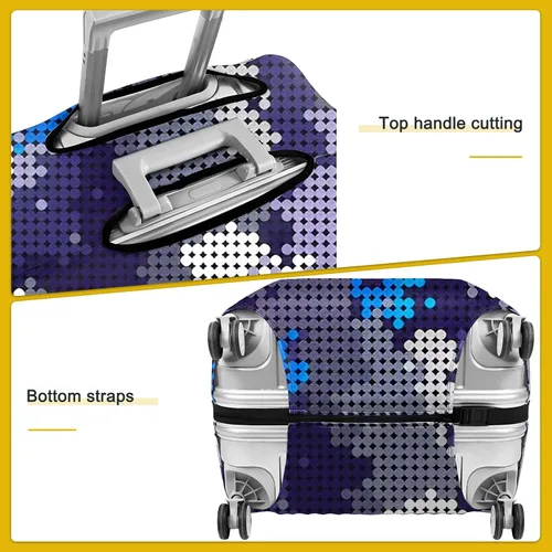 Vista 9 de Cubierta protectora de equipaje de PVC, protector de cubierta de maleta transparente,Funda protectora de equipaje transparente para maleta