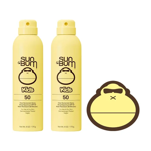 Vista 9 de Sun Bum Protector Solar SPF 50 para Niños Spray Corporal Transparente - Amplio Espectro Resistente al Agua con Vitamina E - Aplicación en Piel