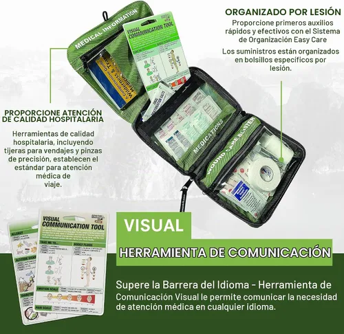 Vista 4 de Adventure Medical Kits Kit de suministros médicos de primeros auxilios World Travel
